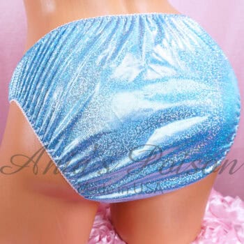 Ania's Sissy Full Cut panties Metallic Foil Hologram Dot Men's Bikini sz M/L - Image 4