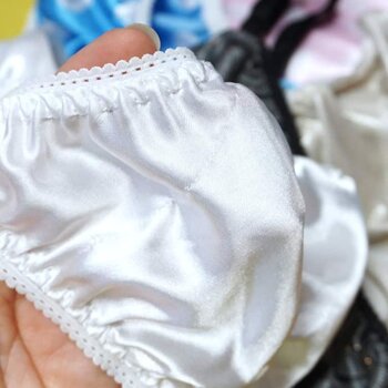 SECONDS LOT 5 Pieces MEN'S Sissy Satin Foil shiny Panties sz L/XL - Image 3