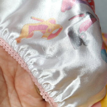SECONDS LOT 5 Pieces MEN'S Sissy Satin Foil shiny Panties sz XL/XXL - Image 4