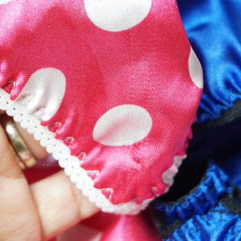 SECONDS LOT 10 Pieces WOMEN'S Sissy Satin Foil shiny Panties sz L/XL - Image 2