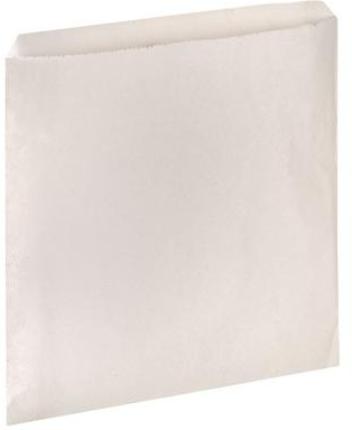 Strung Bleached Kraft Counter Bags 12 1/2" x 12" (x500)