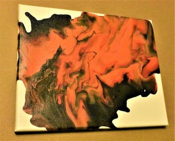 Day 9 Acrylic Pouring Color Theory Series