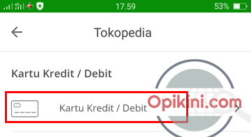Cara Belanja di Tokopedia Dengan Kartu Kredit atau Debit ...