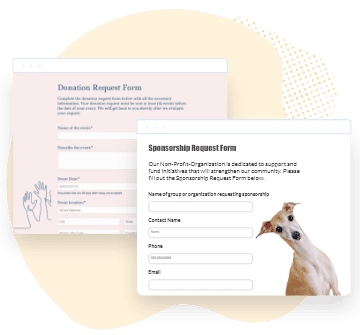 form templates for nonprofits