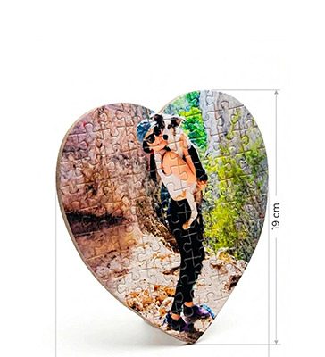 Rompecabezas Personalizado Corazón de 75 Piezas