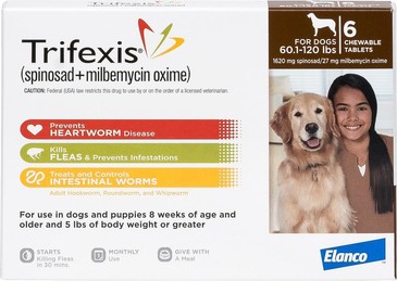 Trifexis Chewable Tablets for Dogs