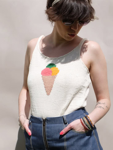 Tutoriel tricot débardeur Grignote - Lot Of Things