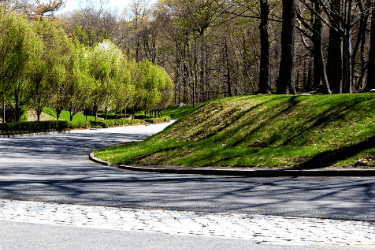 pavement edging and curving