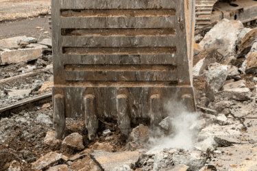 removing old pavement surface - limitless golden construction