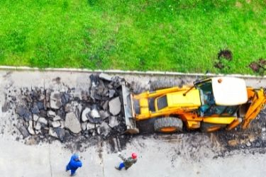 Removing asphalt pavement