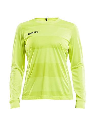 Long-sleeve goalkeeper jersey made of stretchy and functional fabric offering superior moisture transport for maximum performance. Mesh panels in the armpits provide efficient body-temperature management while great elasticity and ergonomic design ensure comfortable fit and optimal freedom of movement. Reinforced elbows.