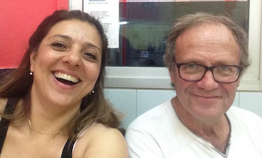Marjan Moosavi and Dr Daniel Zylberberg in France 2015