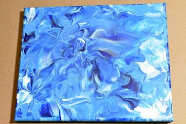 Day 21 Acrylic Pouring Color Theory Series