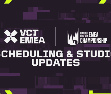 Riot Games Scheduling & Studio Updates