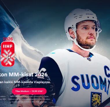 Viaplayn MM-kisapaketti alennushintaan