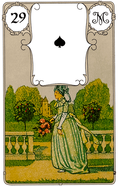 Lenormand Dame (Karte 29): Bedeutung, Deutung & Kombinationen 1 Bedeutung und Kombinationen der Lenormandkarte 29 - die Dame