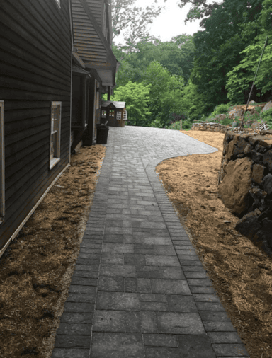 After waterproofing basement and masonry