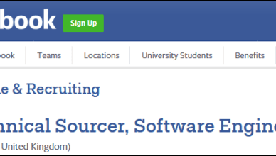 Facebook Technical Sourcer