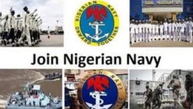 Nigerian Navy Direct Short Service Recruitment - See Application Guide Line.