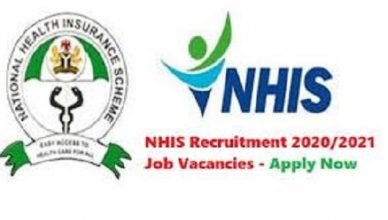 NHIS Recruitment 2021/2022 Latest Application Update Portal