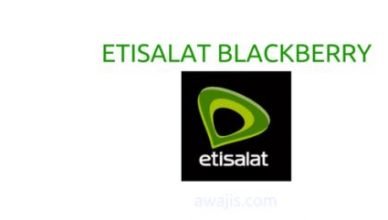 Etisalat Blackberry Data Plans - Subscription USSD Codes