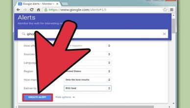 Create Google Alerts