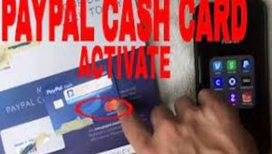 Activate PayPal Cash Card