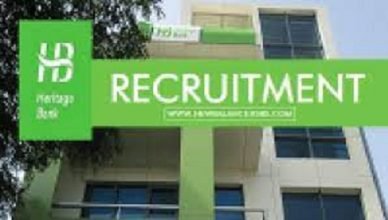 Heritage Bank Recruitment - How To Apply