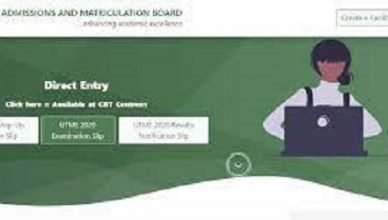 JAMB e-facility Portal - e-facility Login Guide