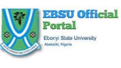 EBSU Portal www.portal.ebsu.edu.ng Check Application Update