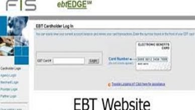 EBT Account Logging In