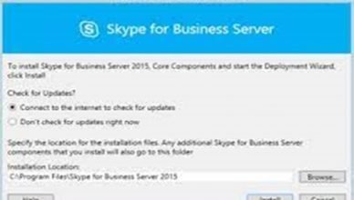 Setup Skype For Business