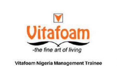 Vitafoam Nigeria Plc Recruitment