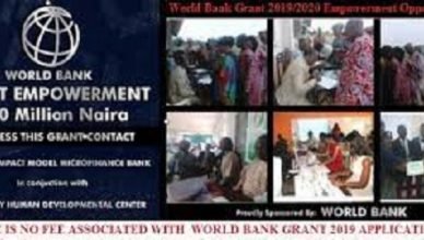 Apply for World Bank Grant 2021 and Win 3-10 Million Cash in Prize
