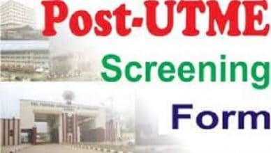 FUAM Post UTME / DE Form - How To Apply Online