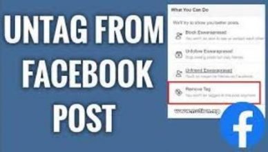 Facebook Tag - How To Tag and Untag Someone Facebook Post