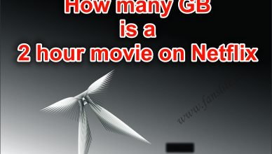 How many GB is a 2 hour movie on Netflix