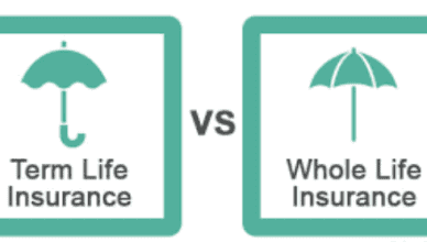 The actual difference between term and whole life insurance has to do with the cost and length