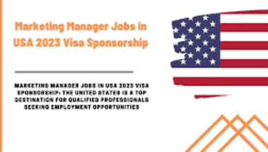 Marketing Manager Jobs with Visa Sponsorship