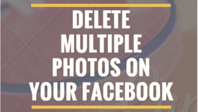 How to delete Multiple Photos on your Facebook Account