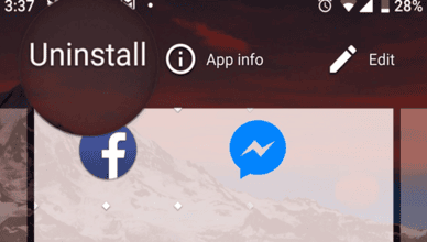 how to delete and uninstall a facebook app