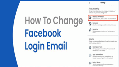 How to Change Email on Facebook