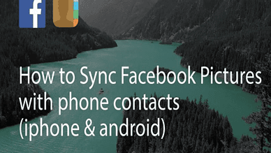 How To Sync Facebook Contacts With Android Phone
