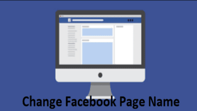 Change Page Name On Facebook