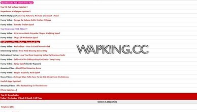 Wapking – Free Bollywood Games | Latest MP3 Songs | Unlimited Videos | Ringtones | Wallpapers