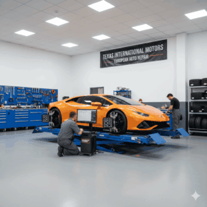 Lamborghini Mechanic Shop