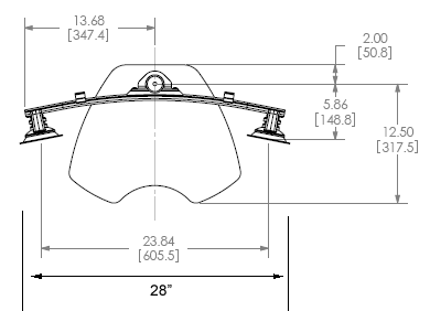 KT532 Mount for 5 Displays Specs