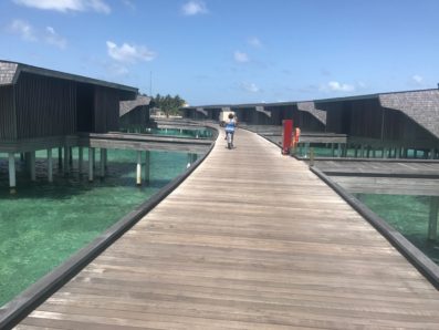 Ride along the boardwalk