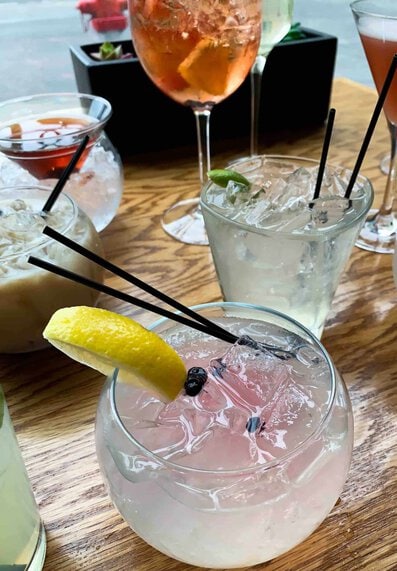 Wiley's Huckleberry Lemonade is center stage!