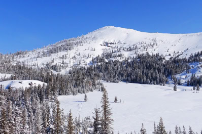 basin peak backcountry skiing
